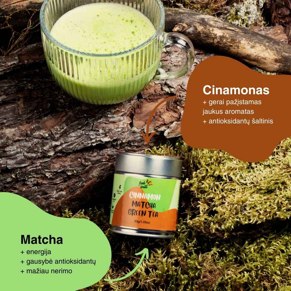 Feel Brill cinnamon matcha cinamonas LocalizeCustomThree