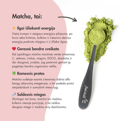 Kolekce všech příchutí matcha